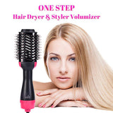 One Step Hot Air Brush | 3-in-1 | Dryer, Straightener & Volumizer for Effortless Styling