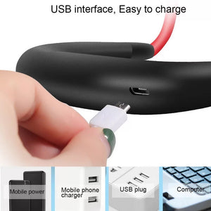 Hanging Neck Fan for Kitchen | Folding Handheld Fan Wearable Portable Neckband Mini Fan USB