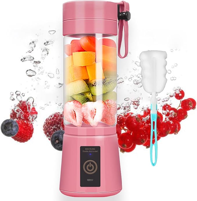 Portable Mini Juicer Blender – USB-Rechargeable & Travel-Friendly