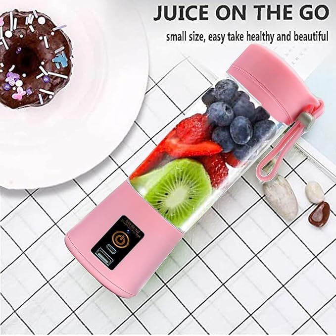 Portable Mini Juicer Blender – USB-Rechargeable & Travel-Friendly