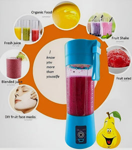 Portable Mini Juicer Blender – USB-Rechargeable & Travel-Friendly