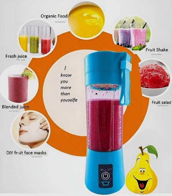 Portable Mini Juicer Blender – USB-Rechargeable & Travel-Friendly